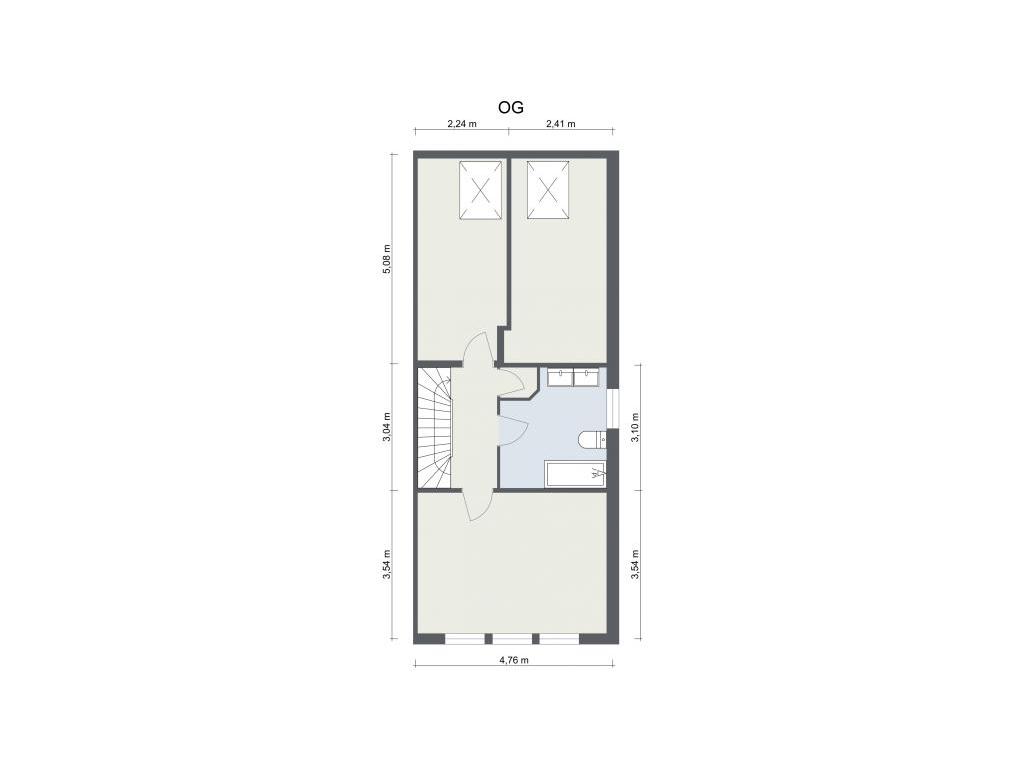 Grundriss_OG Reihenhaus: Grundriss_OG
